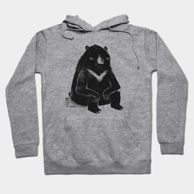 log bear Hoodie by Louisros